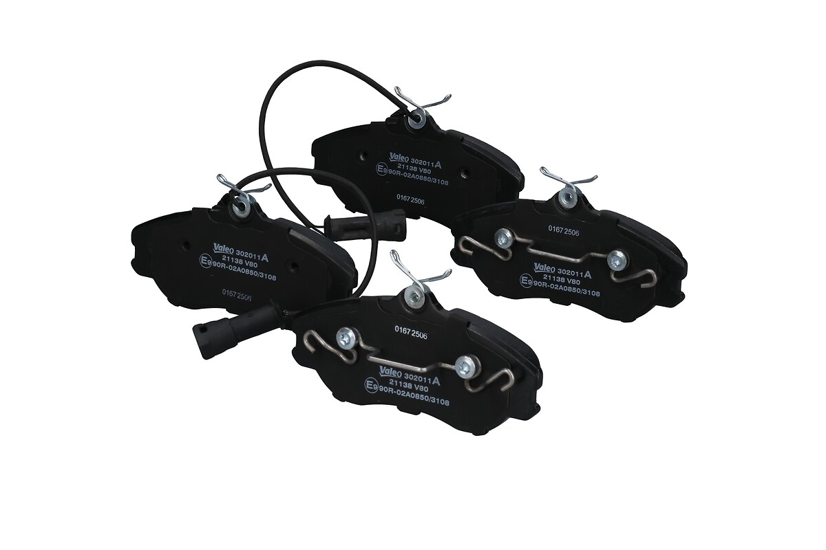 Jeu de 4 plaquettes de frein VALEO ref. 302011A